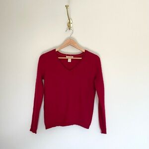 Cashmere v neck blouse